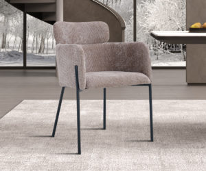 Alternative view of Chaise 'Naomi' Tissu Sable