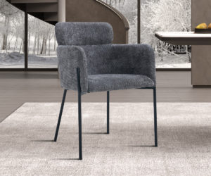 Alternative view of Chaise 'Naomi' Tissu Gris