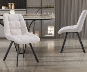 Chaise 'Lizzy' Tissu Ote Share 101 Beige