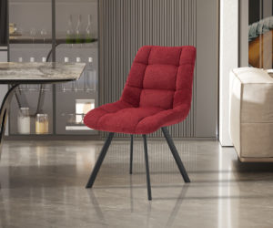 Alternative view of Chaise 'Lizzy' Tissu Ote Share 230 Rouge