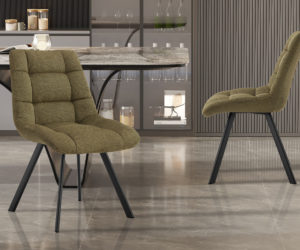 Chaise 'Lizzy' Tissu Ote Share 353 Vert