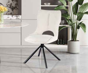 Alternative view of Chaise 'Mori' Pivotant en Tissu Ote Share 101 Beige