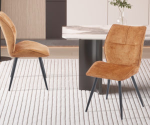 Alternative view of Chaise 'Faye' Tissu Davis Perfect Harmony 56 Or