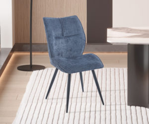 Alternative view of Chaise 'Faye' Tissu Davis Perfect Harmony 77 Blue