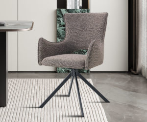 Alternative view of Chaise 'Billy' Pivotant en Tissu Ote Harper 400 Sable