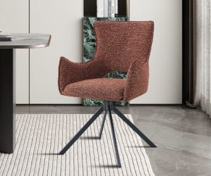 Alternative view of Chaise 'Billy' Pivotant en Tissu Ote Harper 500 Rouge