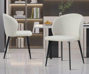 Chaise 'Toledo' Tissu Beige