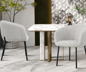 Chaise 'Sevilla' Tissu Beige