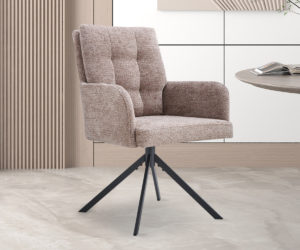 Alternative view of Chaise 'Granada' Pivotant en Tissu Davis Bliss 75-18 Sand