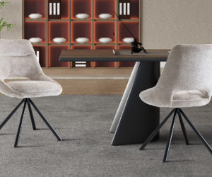 Chaise 'Dante' Tissu Beige