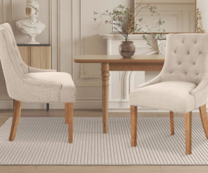 Chaise 'Fancy' Tissu Sable