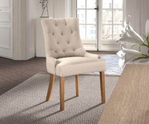 Alternative view of Chaise 'Fancy' Tissu Sable