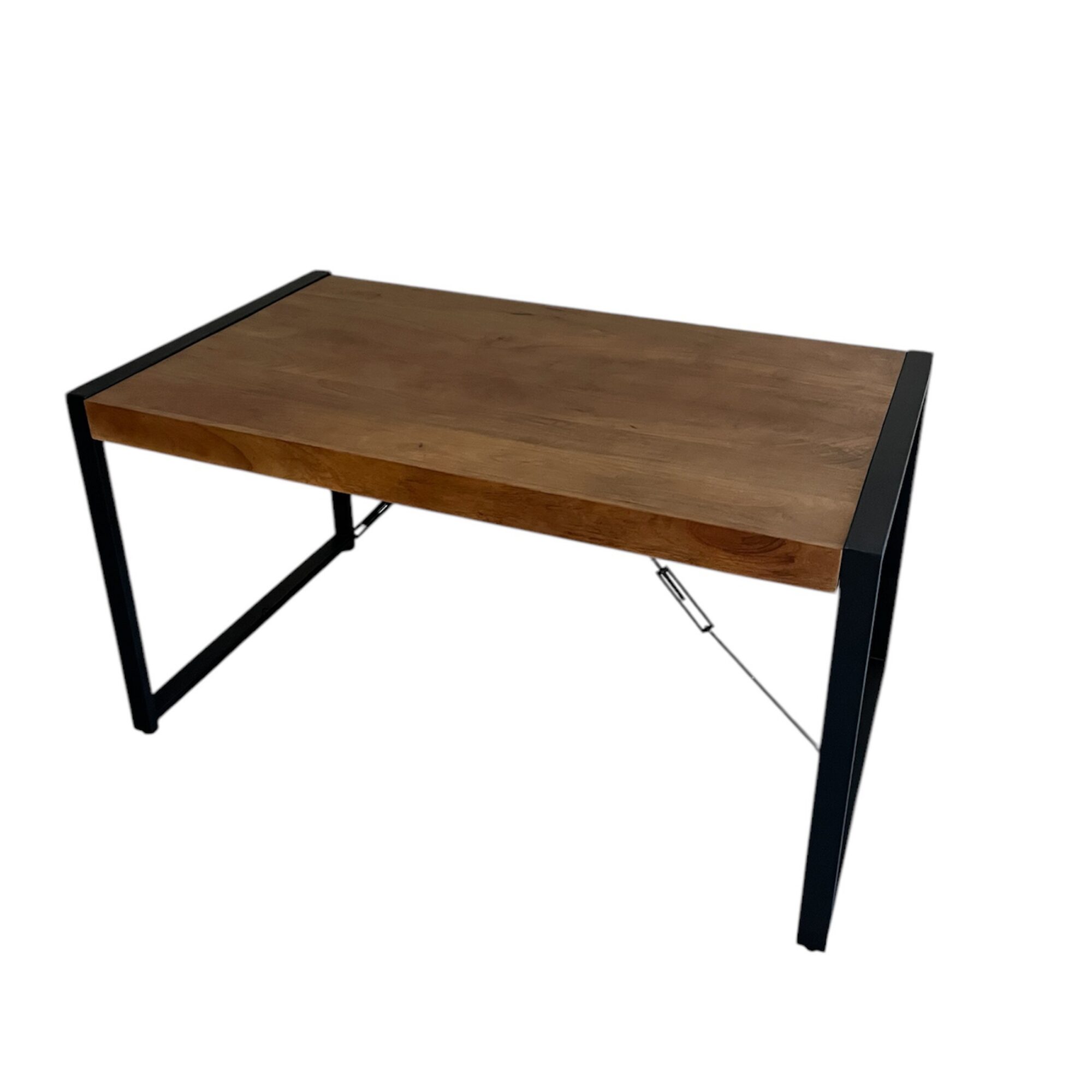 Table à manger rectangulaire Boaz finition chaude en bois de manguier – 160 cm – Image 3
