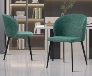 Chaise 'Toledo' Tissu Vert