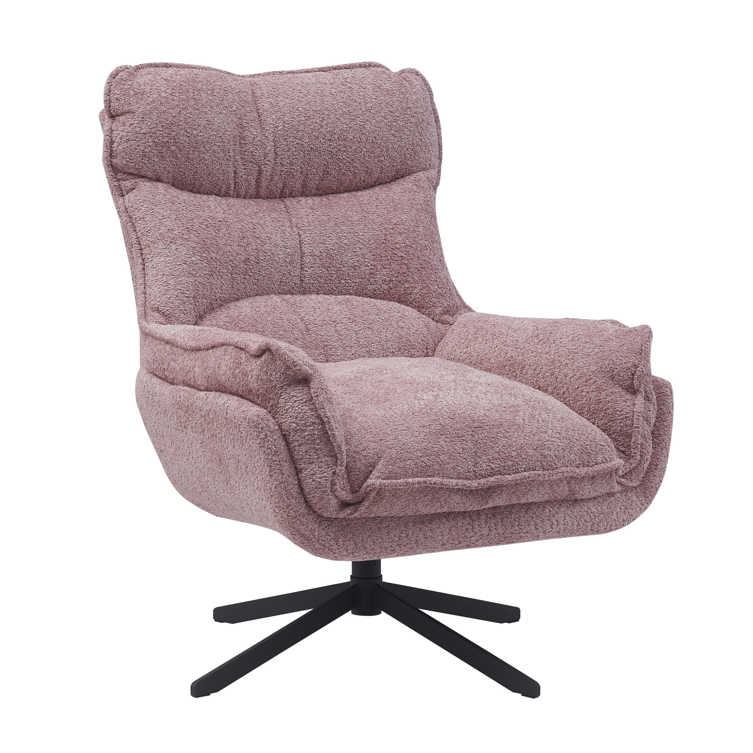 Fauteuil pivotant Vera rose – Image 4