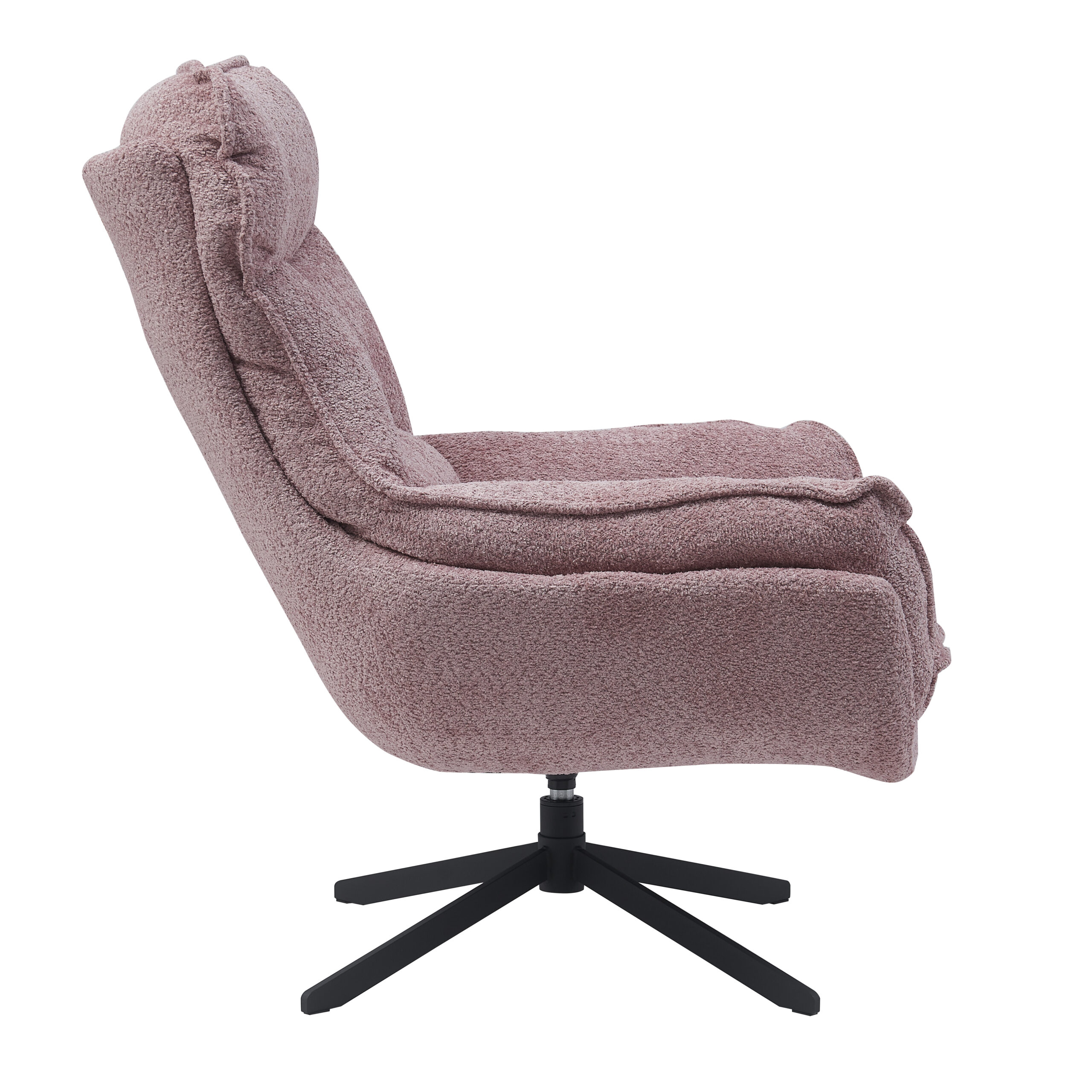 Fauteuil pivotant Vera rose – Image 6