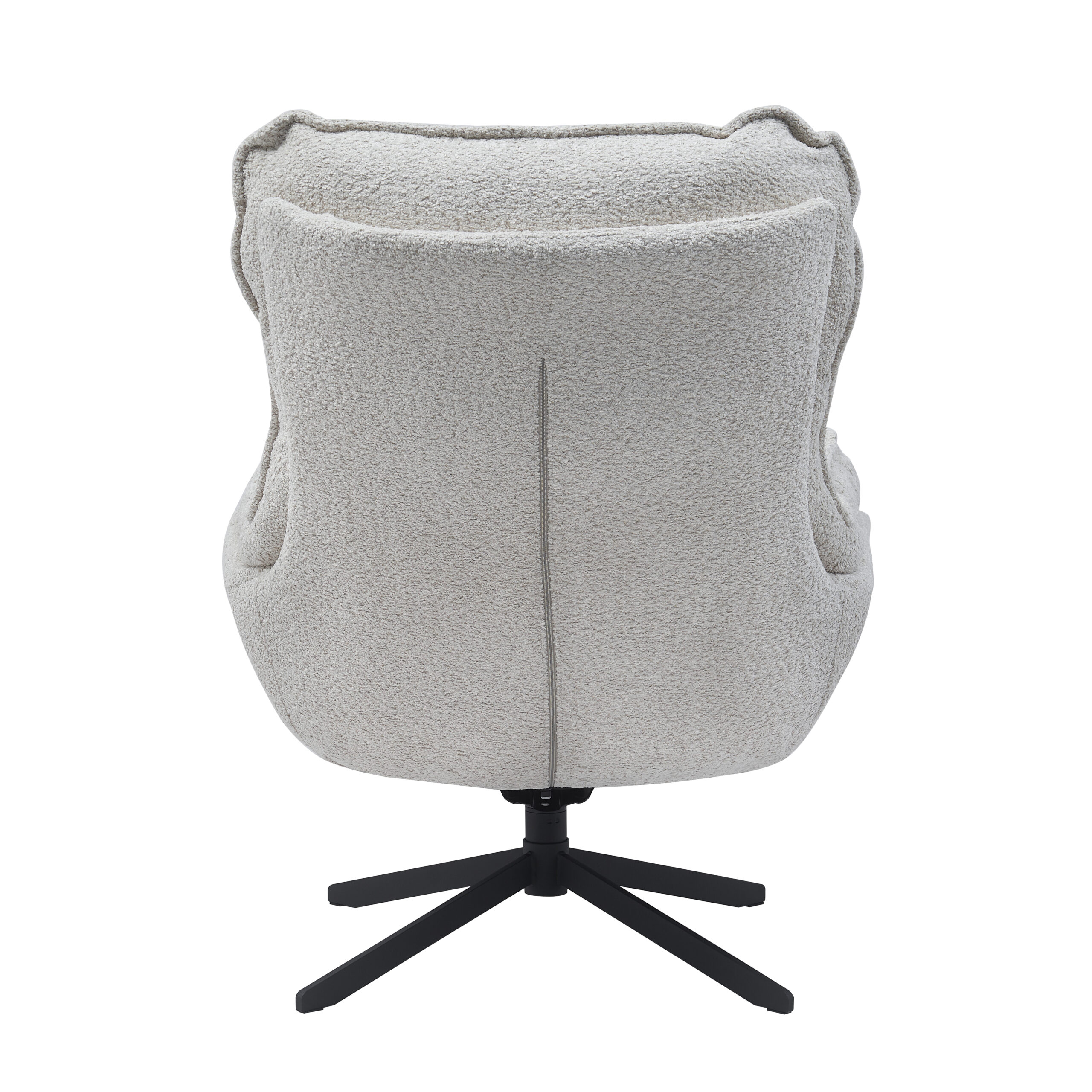 Fauteuil pivotant Vera blanc cassé – Image 7