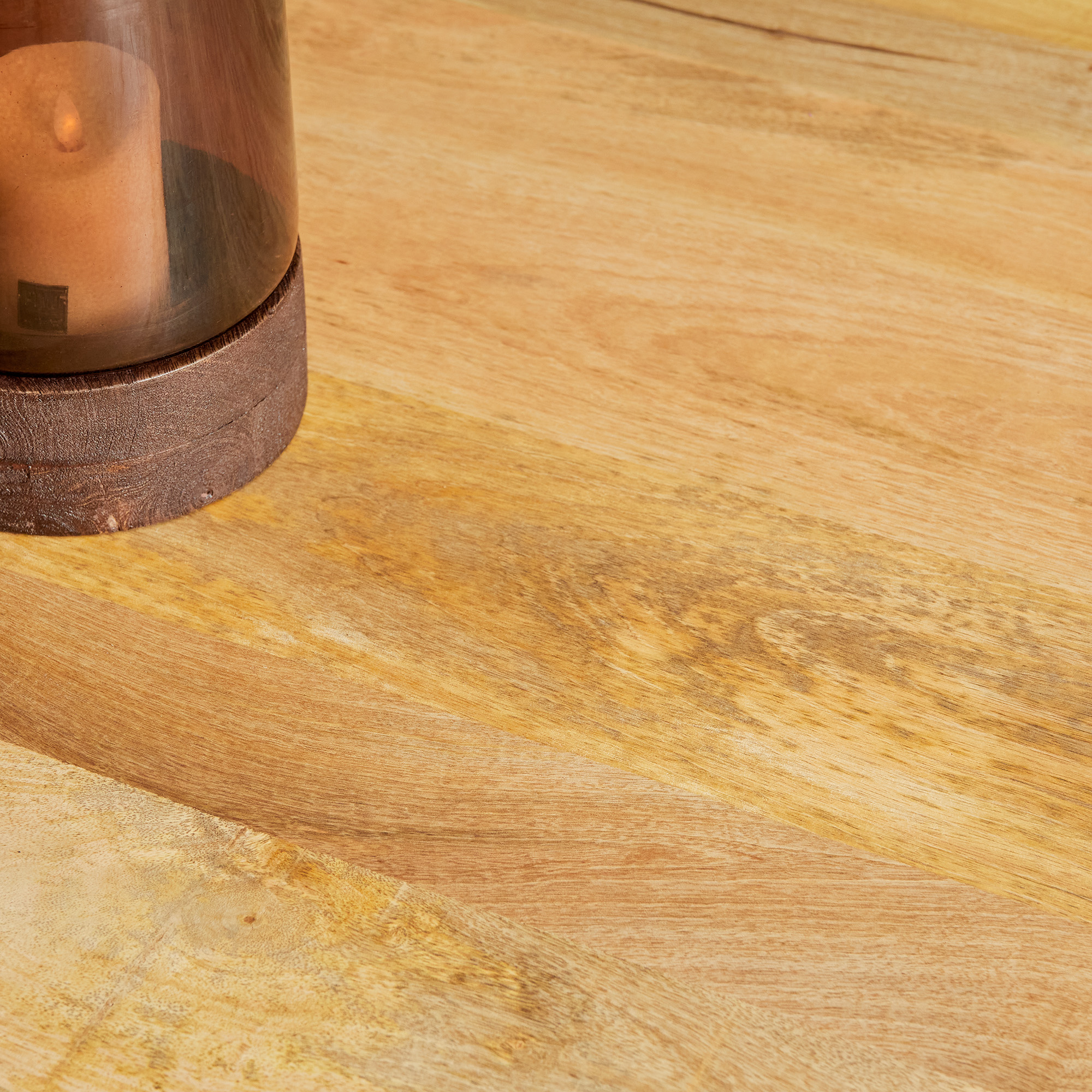Table à manger ronde Denver en bois de manguier naturel – 120 cm – Image 7