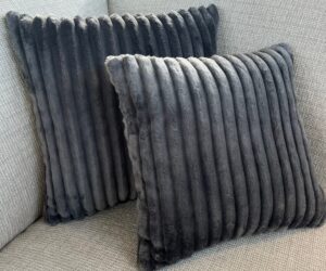 Coussin MySofa anthracite – 45 cm