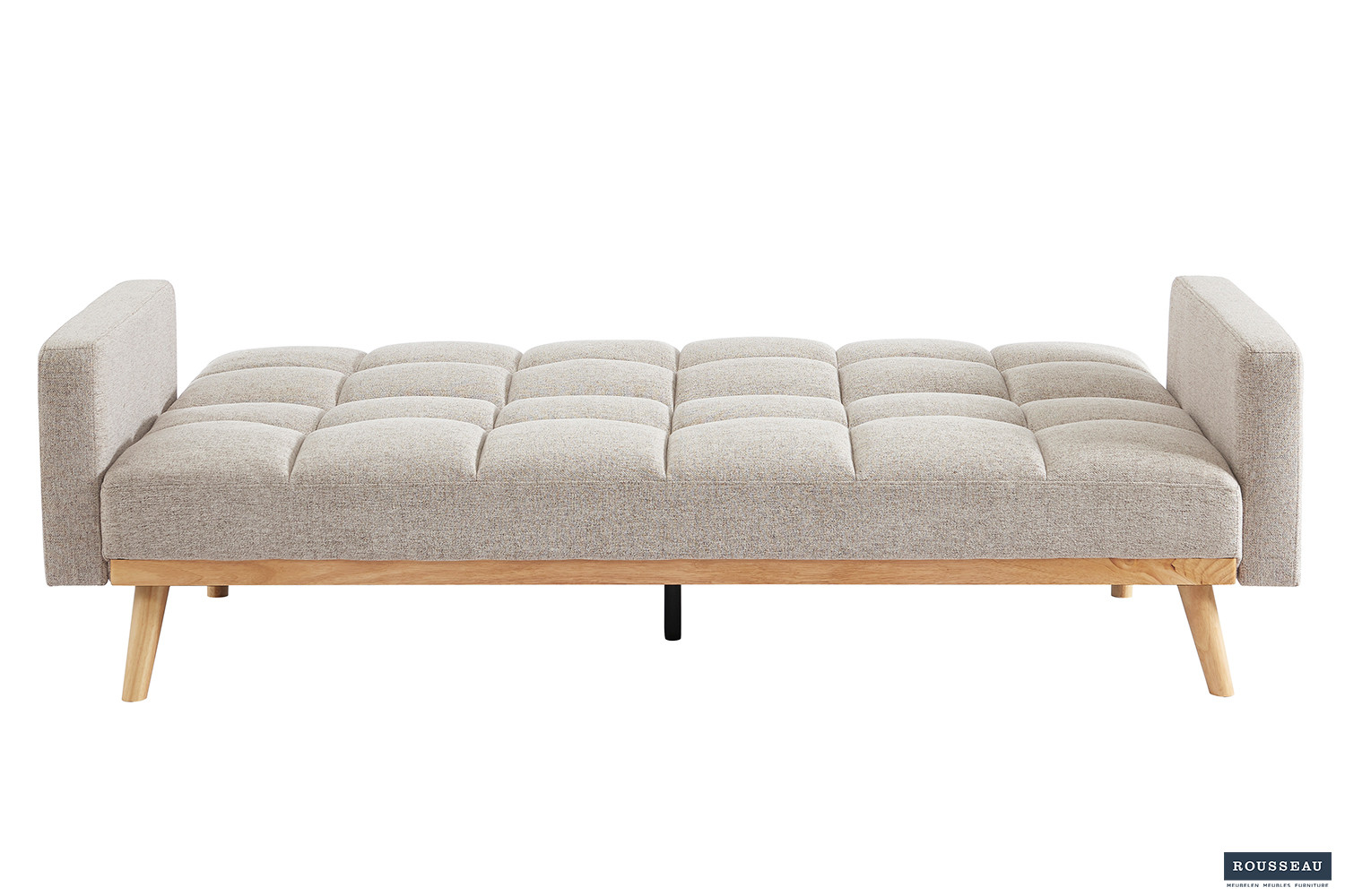 Canapé-lit 'Adana' Tissu Davis Neve 13 Beige – Image 4