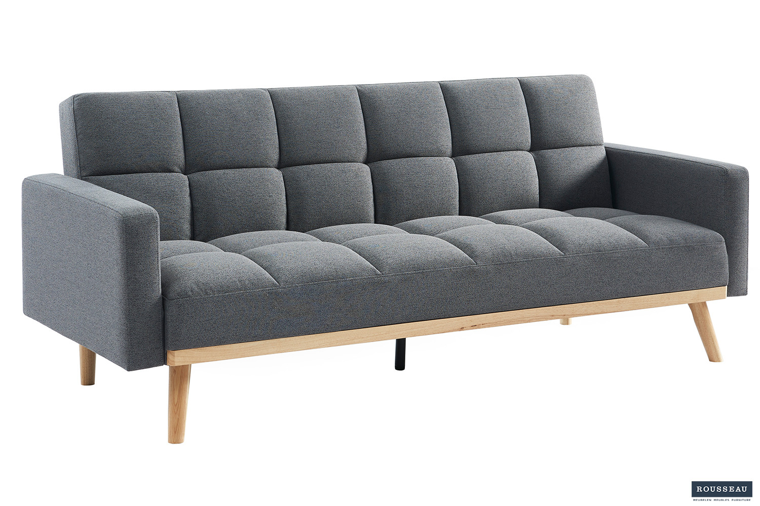 Canapé-lit 'Adana' Tissu Davis Neve 97 Gris – Image 2