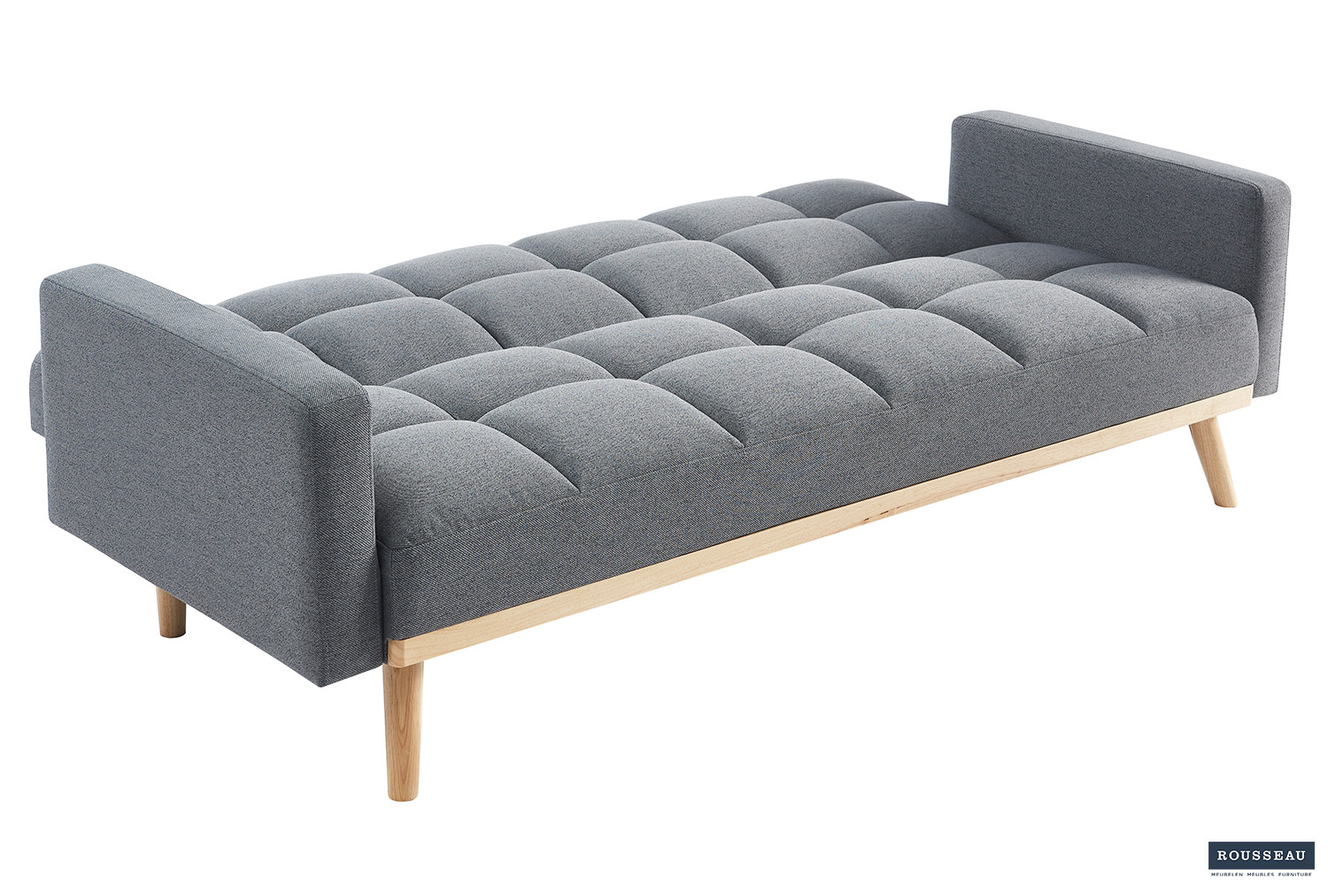 Canapé-lit 'Adana' Tissu Davis Neve 97 Gris – Image 7