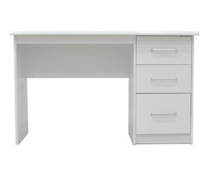 Alternative view of Bureau 'Mateo' 3 tiroirs Blanc