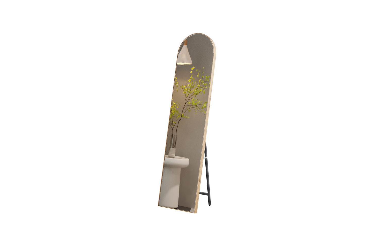 Miroir 'Rosalie' 160x40 Chêne vieilli – Image 4