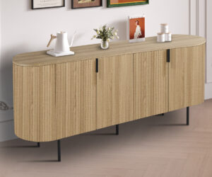 Bahut 'Lagos' 200 cm Décor Chêne Naturel