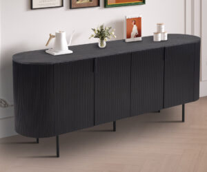 Bahut 'Lagos' 200 cm Décor Brun foncé