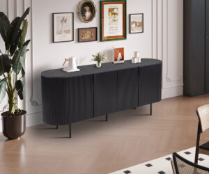 Alternative view of Bahut 'Lagos' 200 cm Décor Brun foncé