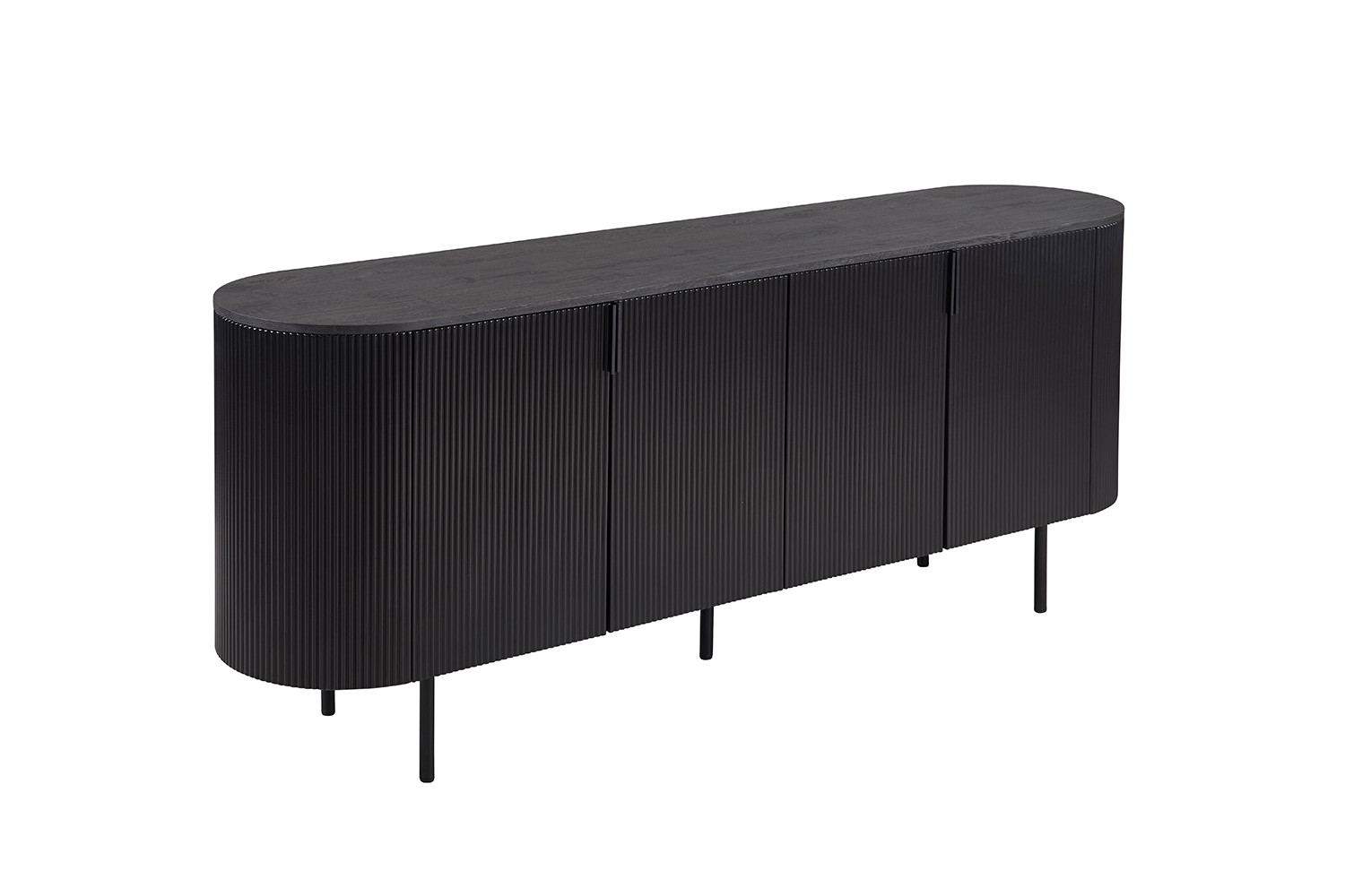 Bahut 'Lagos' 200 cm Décor Brun foncé – Image 4