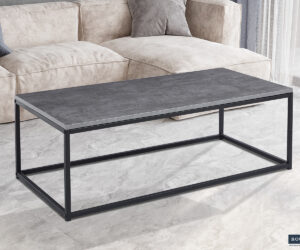 Table basse 'Dallas' Décor Pierre Gris