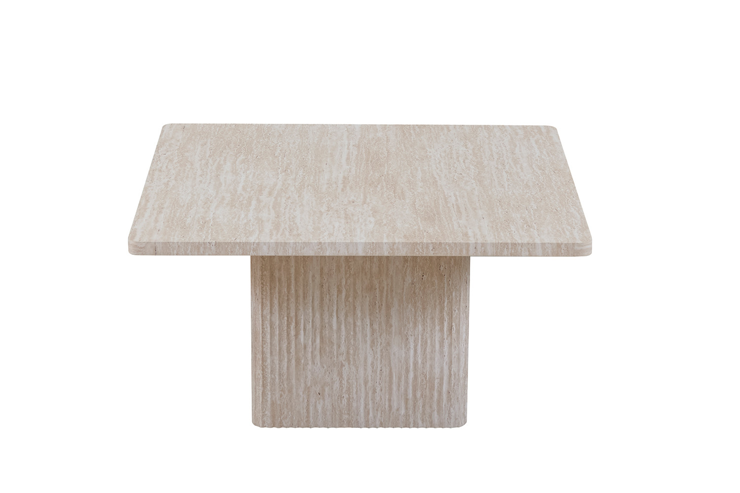 Set de 2 Table basses 'Bobby' Décor travertin Beige – Image 5