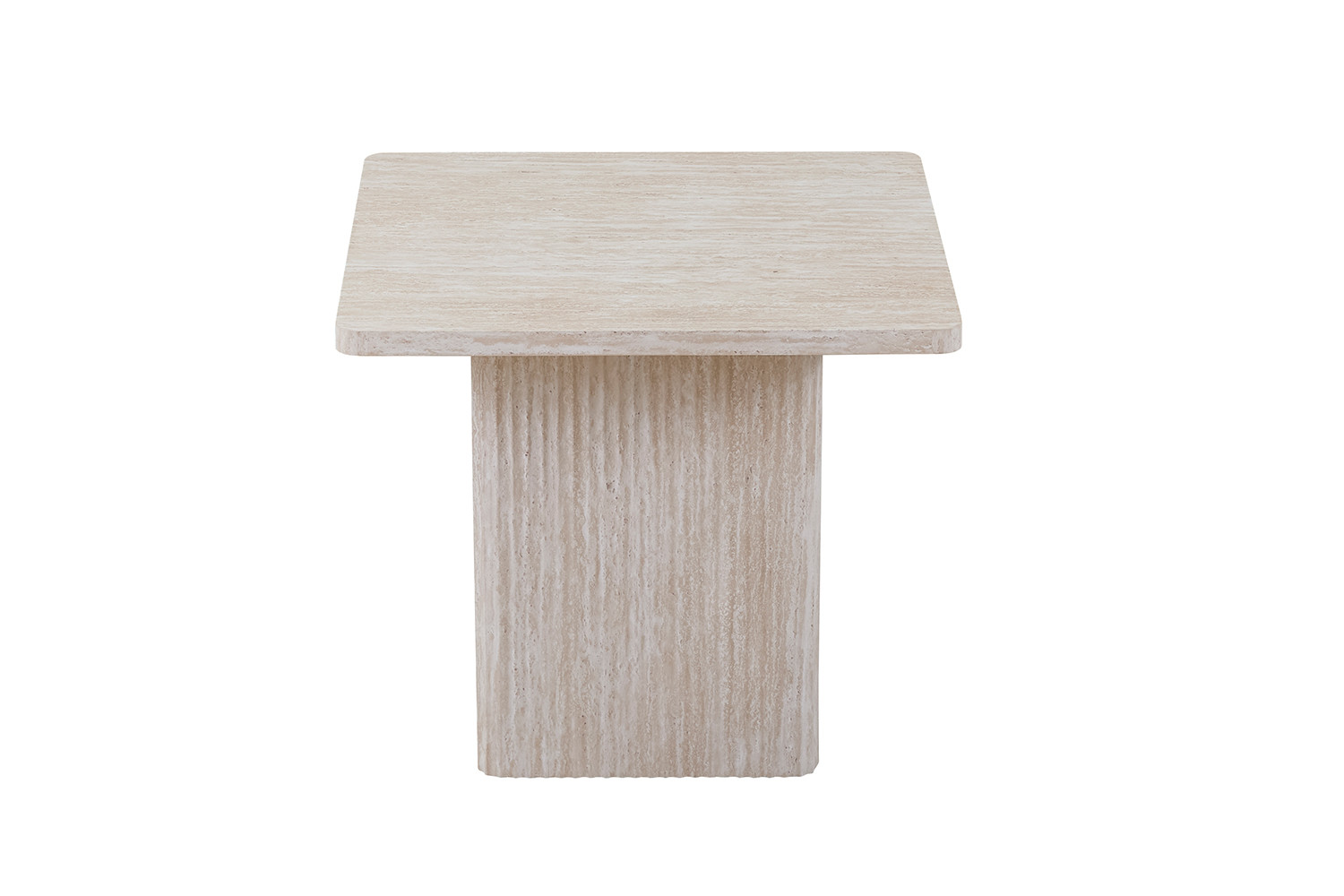 Set de 2 Table basses 'Bobby' Décor travertin Beige – Image 7