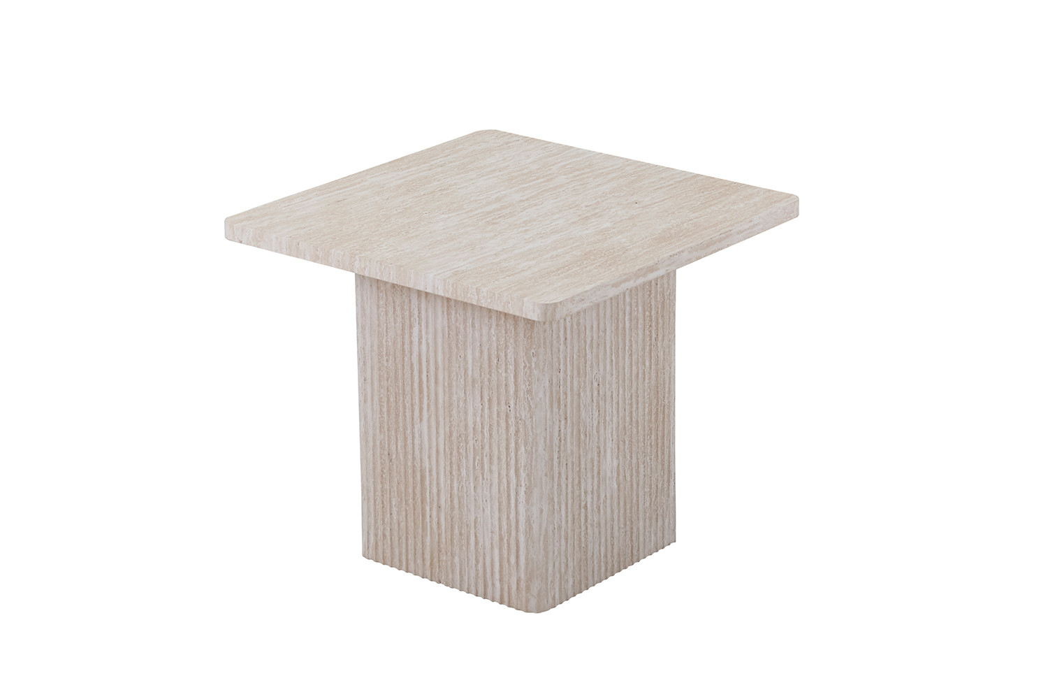 Set de 2 Table basses 'Bobby' Décor travertin Beige – Image 8