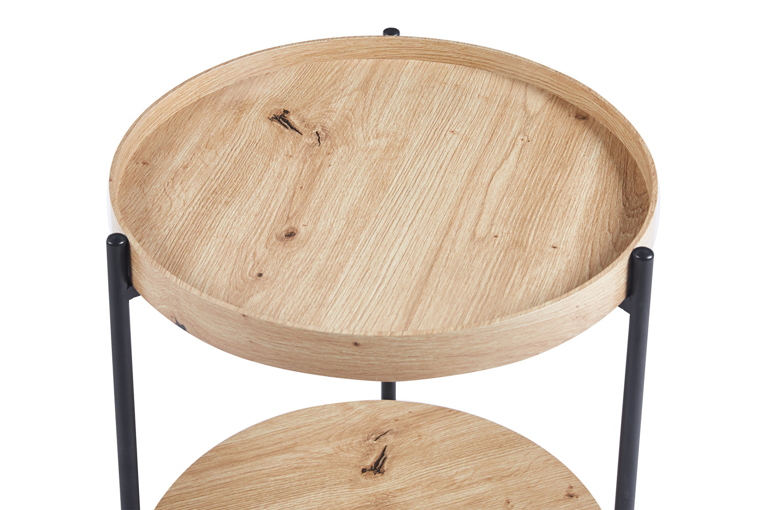 Table basse 'Dalina' 45 cm Décor Chêne vieilli – Image 5