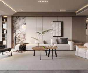 Alternative view of Set de 2 Table basses 'Aziz' Décor Mango