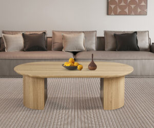 Table basse 'Lagos' 120 cm Décor Chêne Naturel