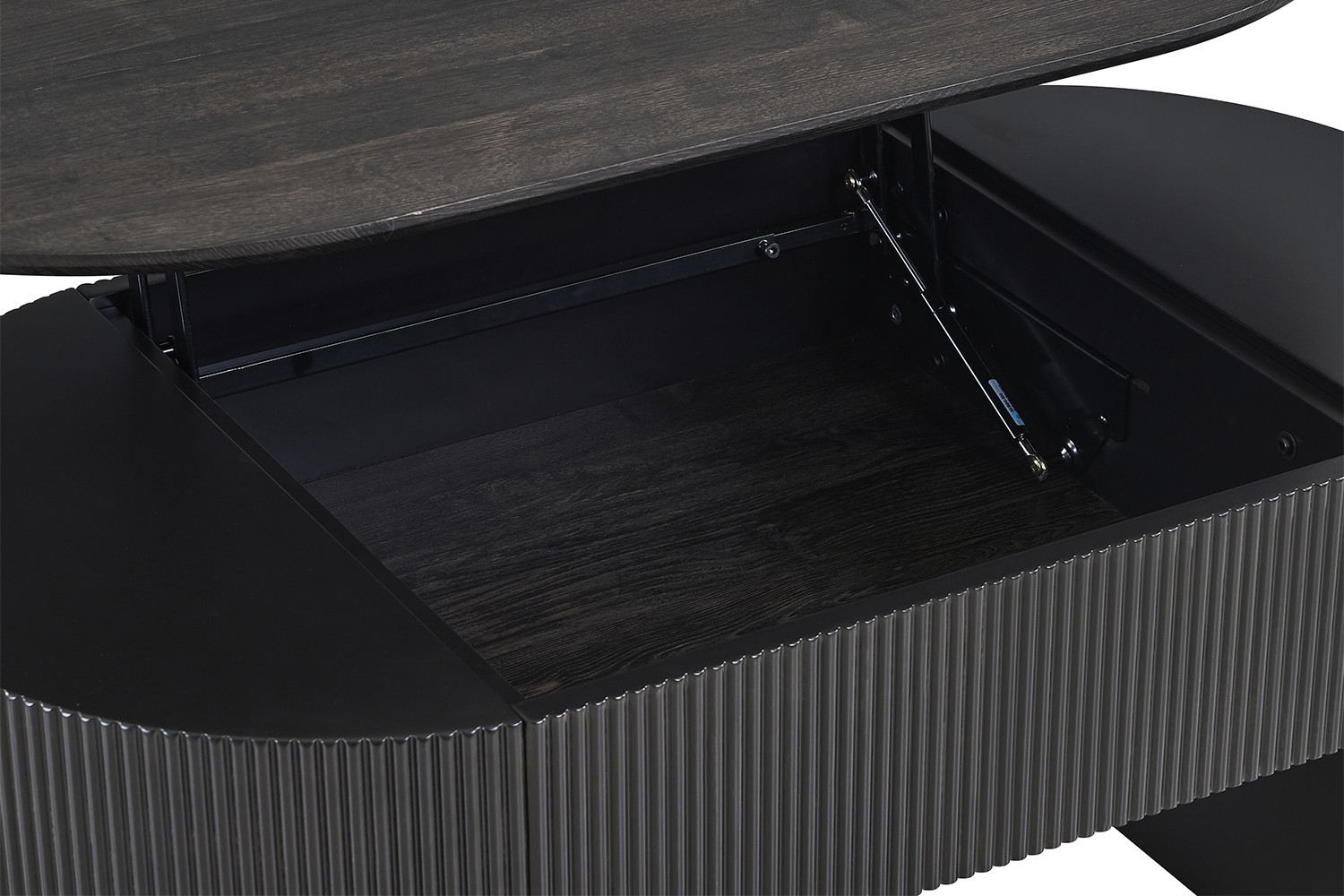 Table basse 'Lagos' 120 cm Plateau relevable Décor Brun foncé – Image 11