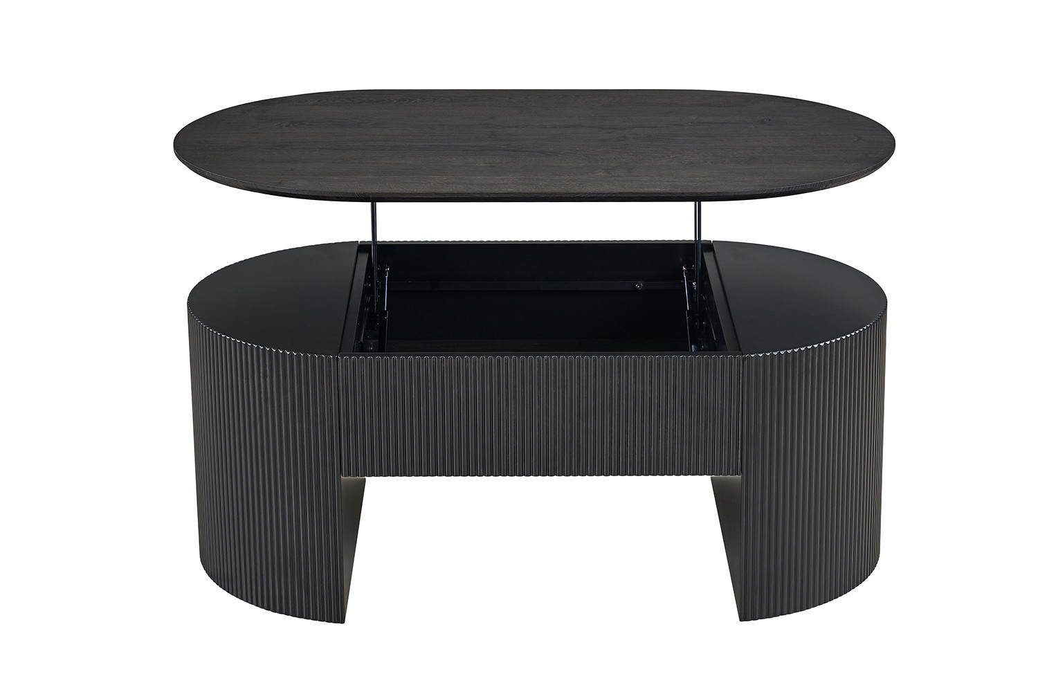 Table basse 'Lagos' 120 cm Plateau relevable Décor Brun foncé – Image 8