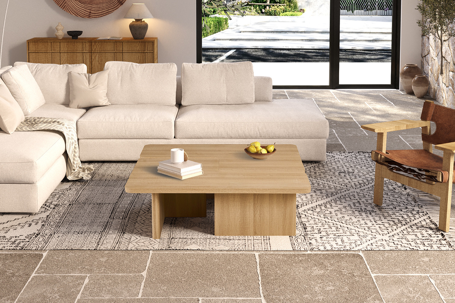 Table basses 'Arallo' Décor Chêne Naturel – Image 2