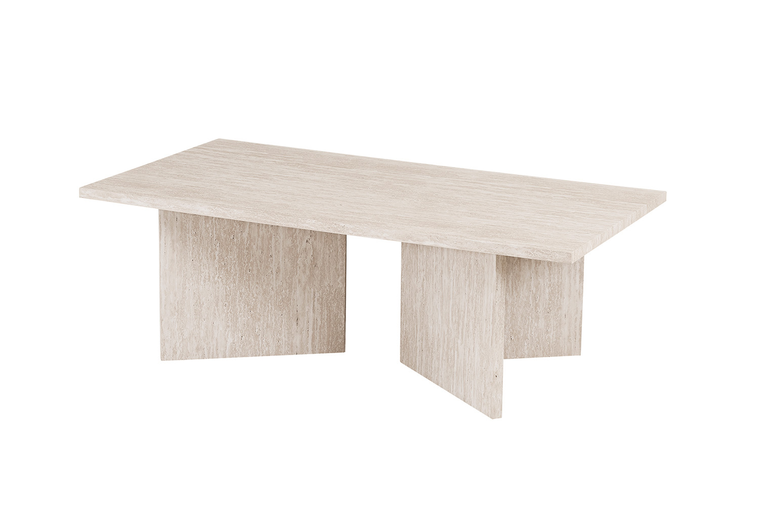 Table basses 'Litar' Décor Travertin Beige – Image 4