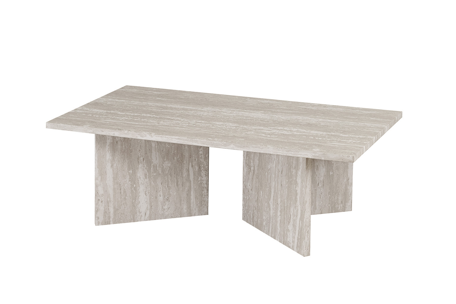 Table basses 'Litar' Décor Travertin Gris – Image 4