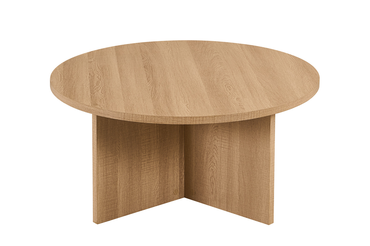 Table basses 'Drasir' Ronde Décor Chêne Naturel – Image 5