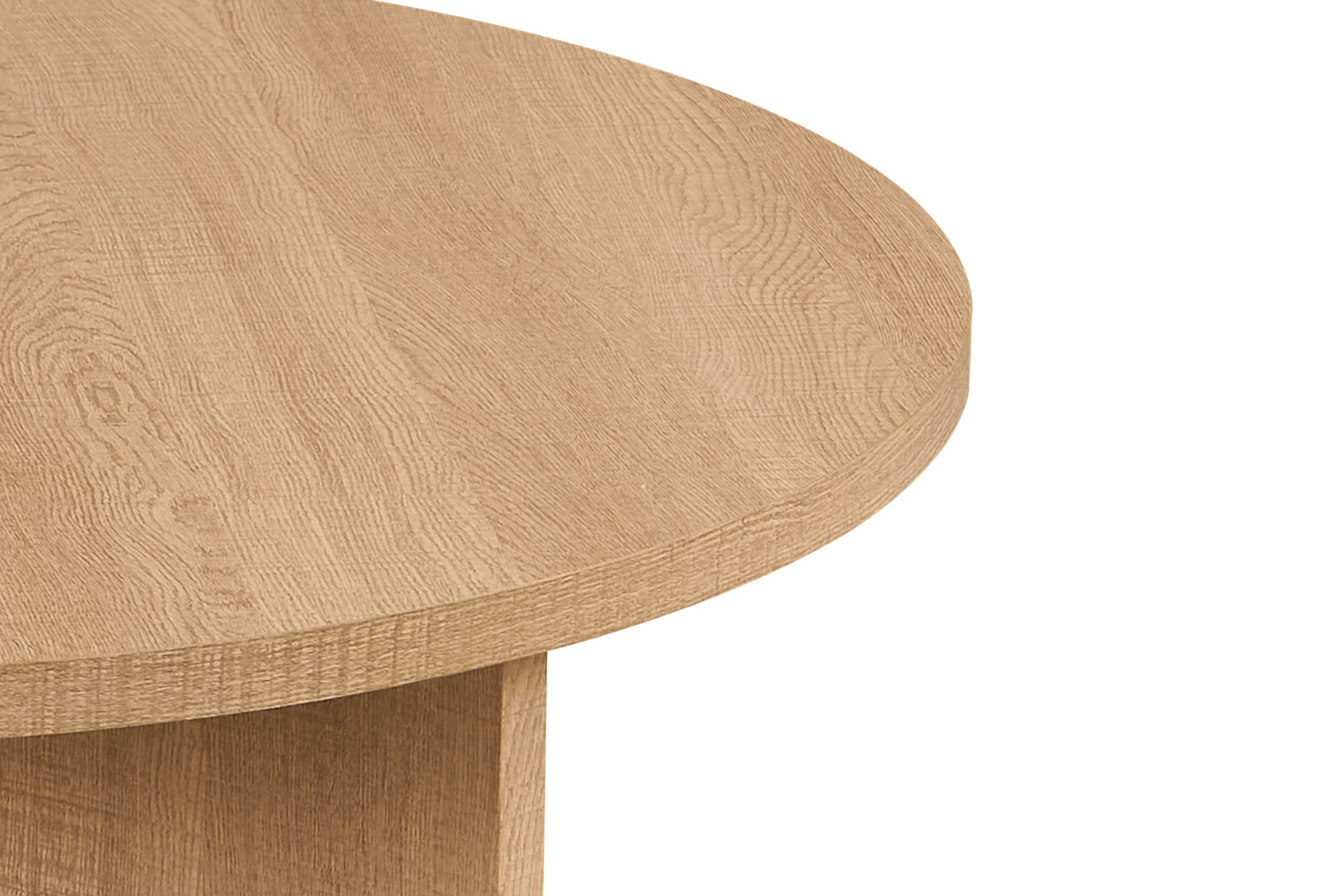 Table basses 'Drasir' Ronde Décor Chêne Naturel – Image 6