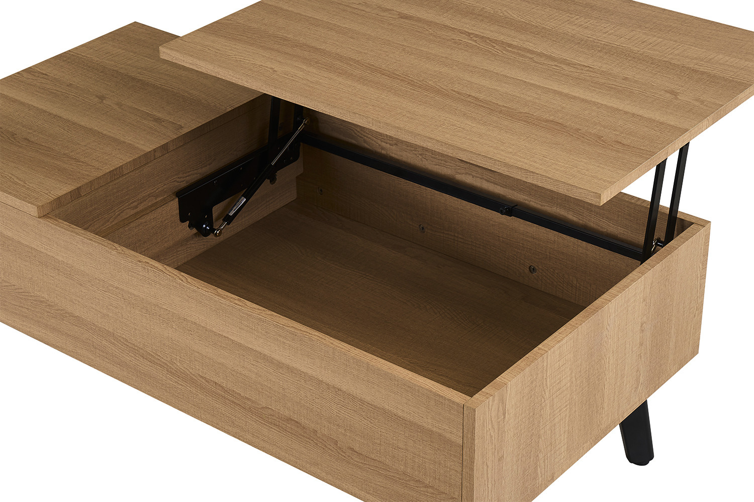 Table basse 'Justine' Plateau relevable Décor Chêne Naturel – Image 11