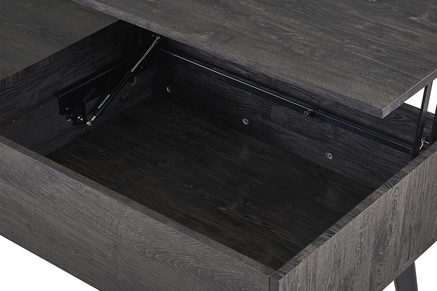 Table basse 'Justine' Plateau relevable Décor Brun foncé – Image 11