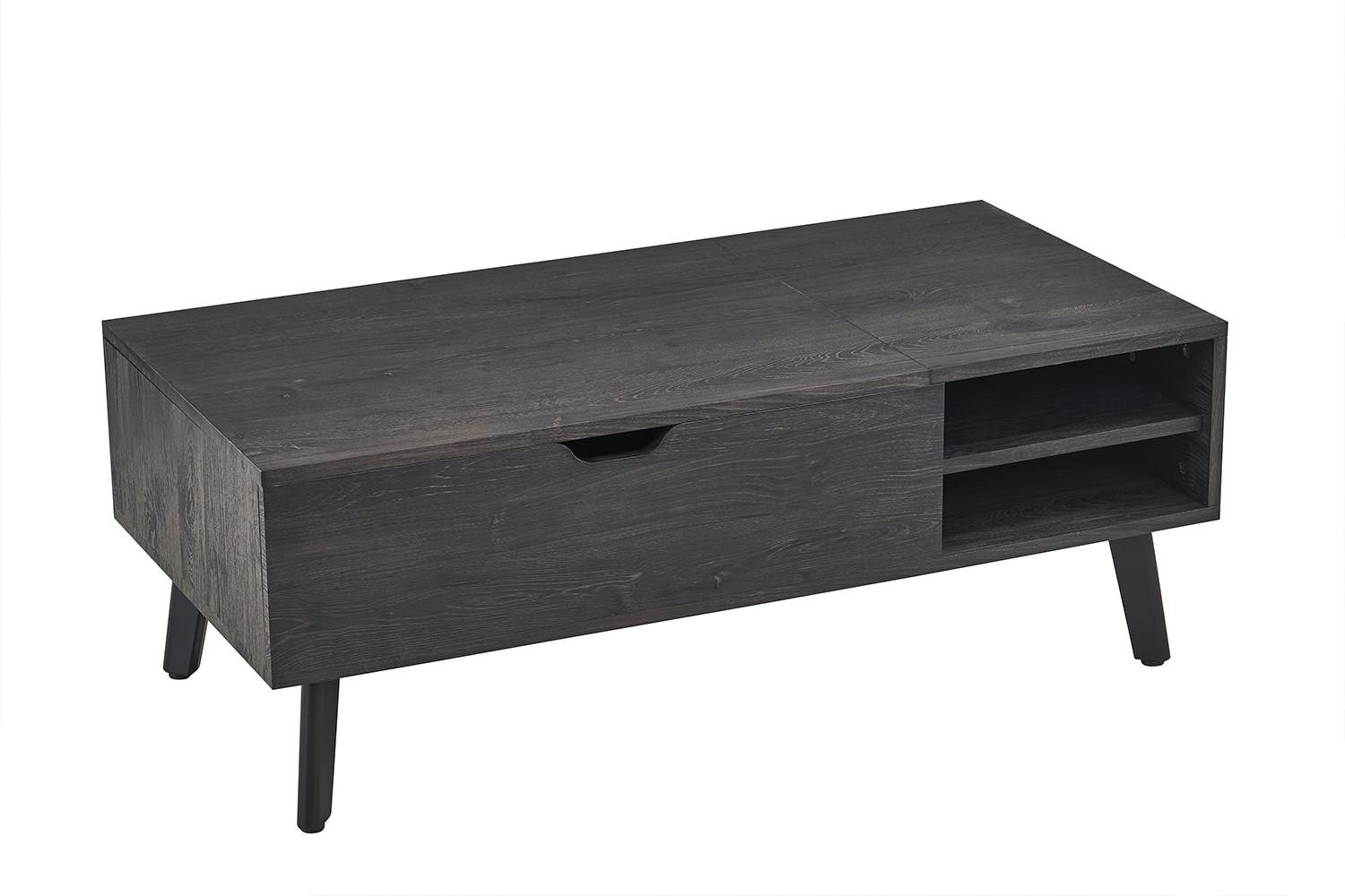 Table basse 'Justine' Plateau relevable Décor Brun foncé – Image 6