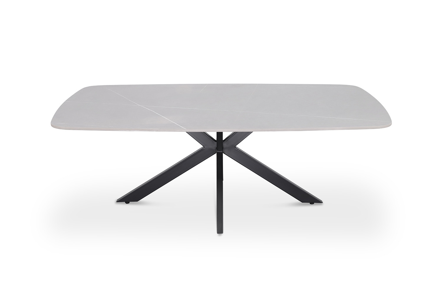 Table basse 'Apollo' 130 cm Ovale Danoise Pierre Gris – Image 3